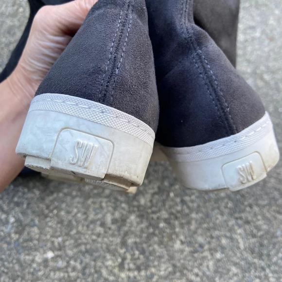 Stuart Weitzman sneaker over the knee suede tall boot Sz 5.5 - Picture 4 of 9